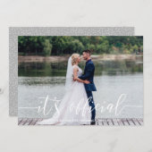 正式な結婚結婚/発表 セーブザデート (正面/裏面)