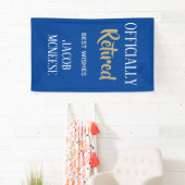 正式な退職したカスタムバナー 横断幕 (インサイチュ)