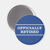 正式な退職した退職 マグネット (正面/裏面)