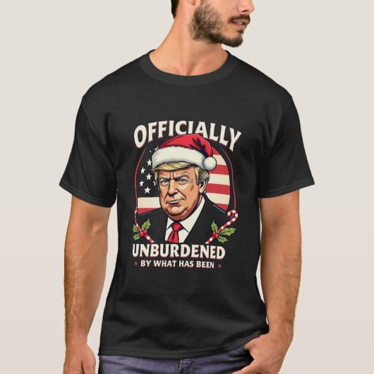 正式にトランプ第47代大統領就任による重荷からの解放 Tシャツ (正面)