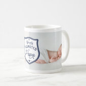 正式にパパバッジ&写真に昇格 コーヒーマグカップ (正面右)