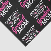 正式に世界一の母親 |母の日 薄葉紙 (詳細)