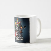 正式に古いが、まだ揺れている コーヒーマグカップ (正面右)