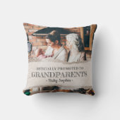 正式に祖父母ギフト記念に昇進 クッション (正面)