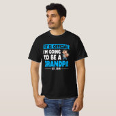 正式に私は2025年のおじいちゃんになる Tシャツ (正面フル)