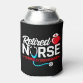 正式に解雇された退職したナース退職 缶クーラー (缶正面)