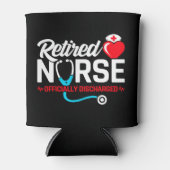 正式に解雇された退職したナース退職 缶クーラー (正面)