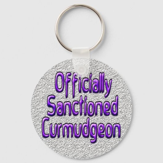 正式に認可されたCurmudion キーホルダー (正面)