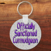 正式に認可されたCurmudion キーホルダー (正面)