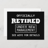 正式に退職した新しい経営の下で シーズンポストカード (正面/裏面)