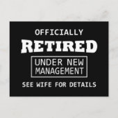 正式に退職した新しい経営の下で シーズンポストカード (正面)