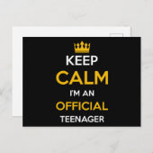 正式に10代の若者の贈り物 ポストカード (正面/裏面)