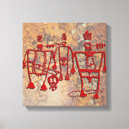 正式のダンサーの岩石彫刻 キャンバスプリント