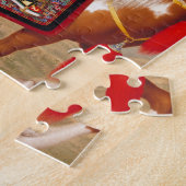 正式の装甲の中国のQianlong皇帝の乾隆帝 ジグソーパズル (側面)