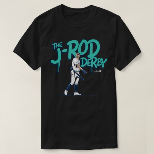 正式ライセンス – Julio Rodriguez The J-Rod De Tシャツ (デザイン正面)