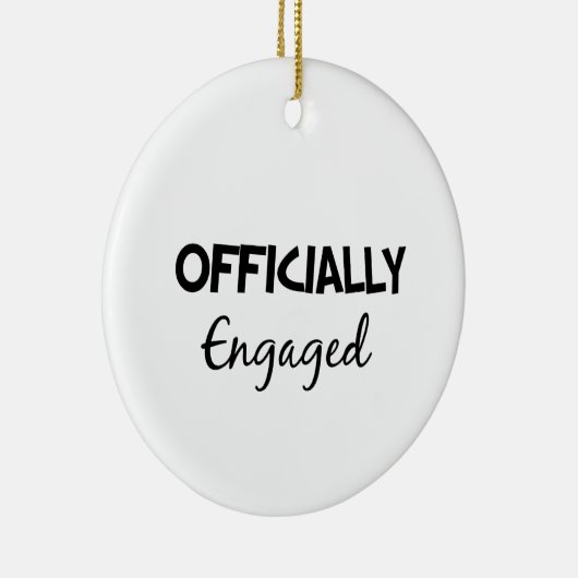 正式婚約したに セラミックオーナメント (右)