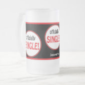 正式独身のに フロストグラスビールジョッキ (正面左)