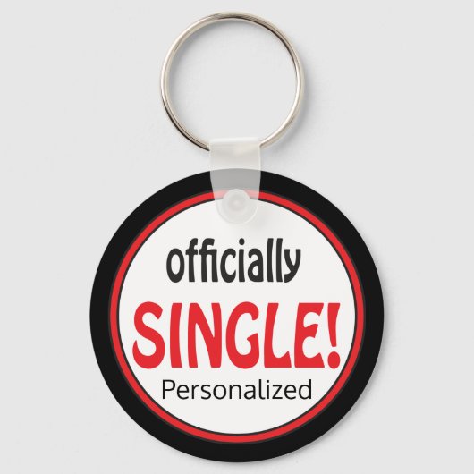正式独身のに |離婚したキーチェーン キーホルダー (正面)
