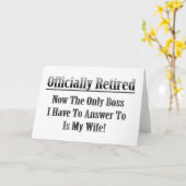 正式退職したに カード (黄色い花)