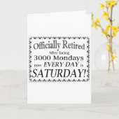 正式退職したに カード (黄色い花)