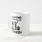 正式退職したに コーヒーマグカップ (正面左)
