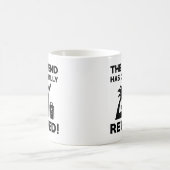 正式退職したに コーヒーマグカップ (中央)
