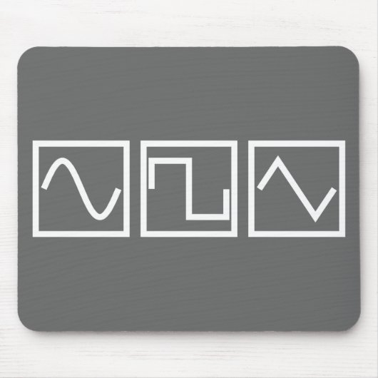 正弦の正方形三 マウスパッド (正面)
