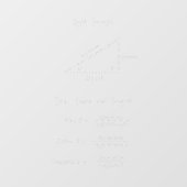 正弦余弦正接右三角形ジオメトリデカール ウィンドウサイン (シート)