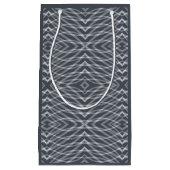 正弦波パルス信号モダン抽象芸術デザイン スモールペーパーバッグ (正面)