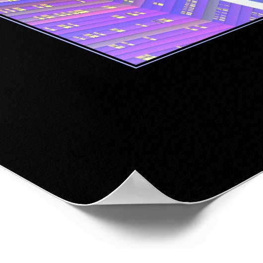 正弦(青) ポスター (角)