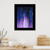 正弦（青） ポスター (キッチン)