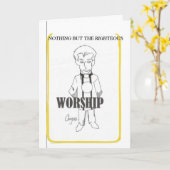 正当なグリーティングカードに過ぎない カード (黄色い花)