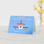 正当なパイロットライセンス カード (黄色い花)