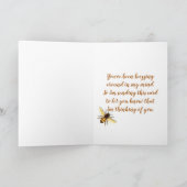 「正当な原因」あなたはの甘いグリーティングカード カード (内部)