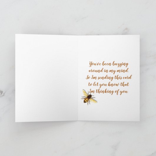 「正当な原因」あなたはの甘いグリーティングカード カード (内部)