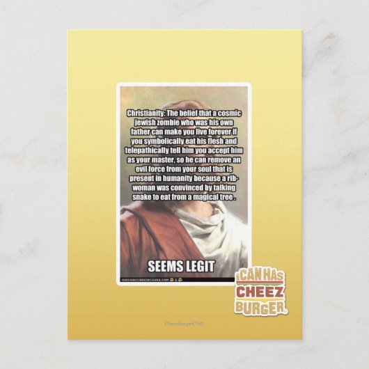 正当に思える ポストカード (正面)