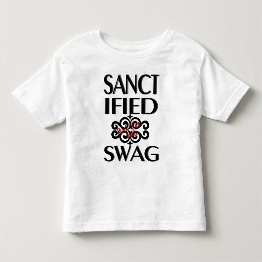 正当化されたスワッグ トドラーTシャツ (正面)