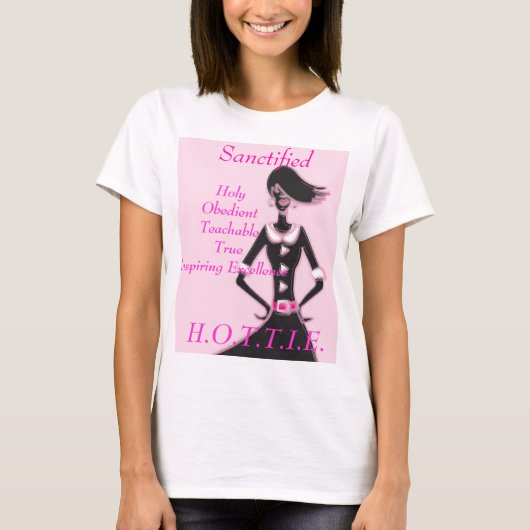 正当化されたHOTTIE Tシャツ (正面)