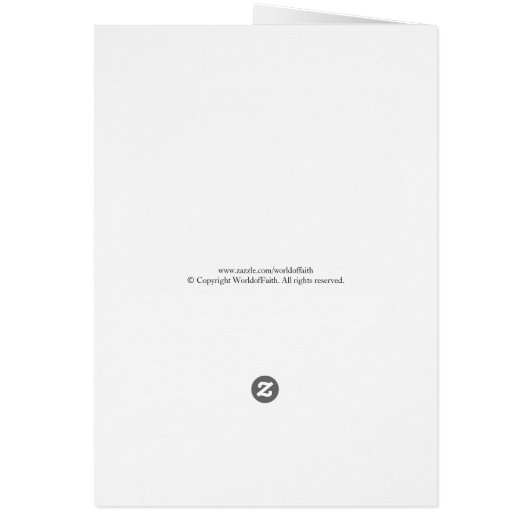 正当国際的なグリーティングカード (裏面)