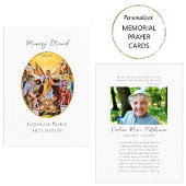 正教キリスト教写真追悼祈祷カード プレイスカード