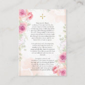 正教キリスト教式結婚祈祷カード プレイスカード (裏面)