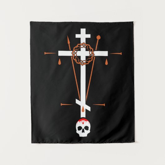 正教ゴルゴタケナシス十字架 タペストリー (正面)