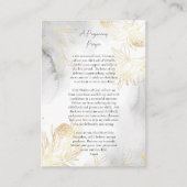 正教会の妊娠祈りのカード プレイスカード (正面)