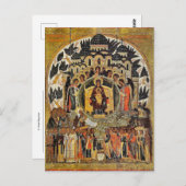 正教会の正教会のアイコンで ポストカード (正面/裏面)