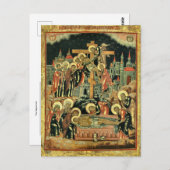 正教会の正教会アイコン ポストカード (正面/裏面)