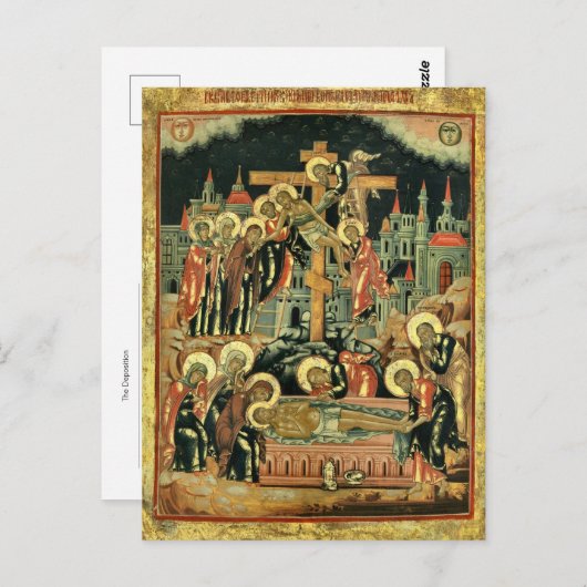 正教会の正教会アイコン ポストカード (正面/裏面)