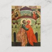 正教会の結婚祈祷カード プレイスカード (正面)