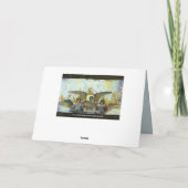 正教会クリスチャンのクリスマスカード シーズンカード (裏面)