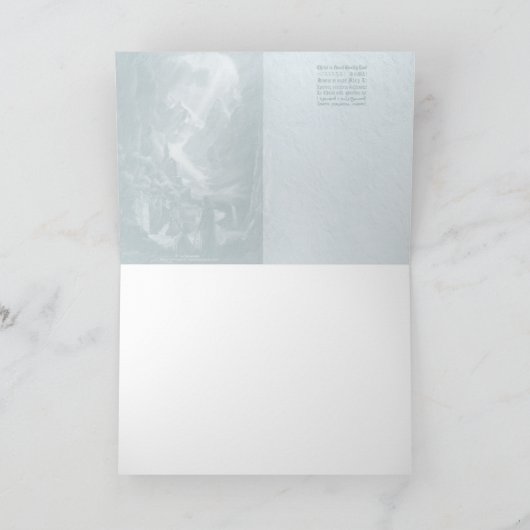 正教会クリスチャンのクリスマスカード シーズンカード (内部)