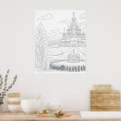 正教会 ポスター (キッチン)